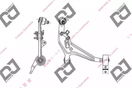 Рычаг независимой подвески колеса DJ PARTS DA1093